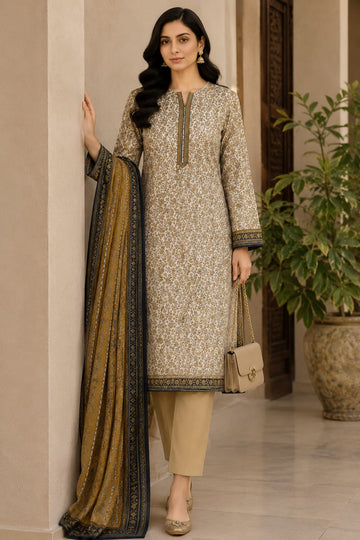 Digital Printed Cambric 3-Piece