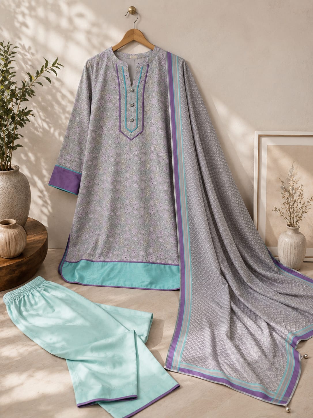 Printed Lawn 3-Piece