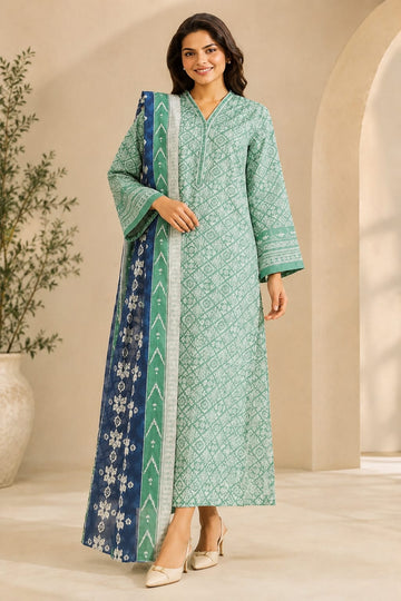 Printed Lawn 3-Piece