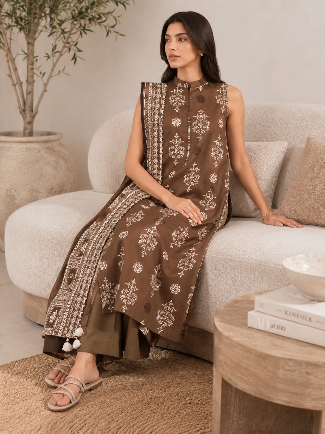 Printed Lawn 3-Piece