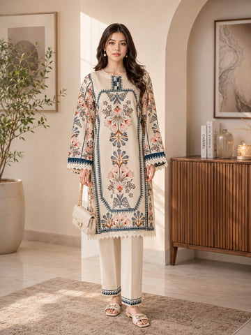 Premium Printed Lawn 2-Piece