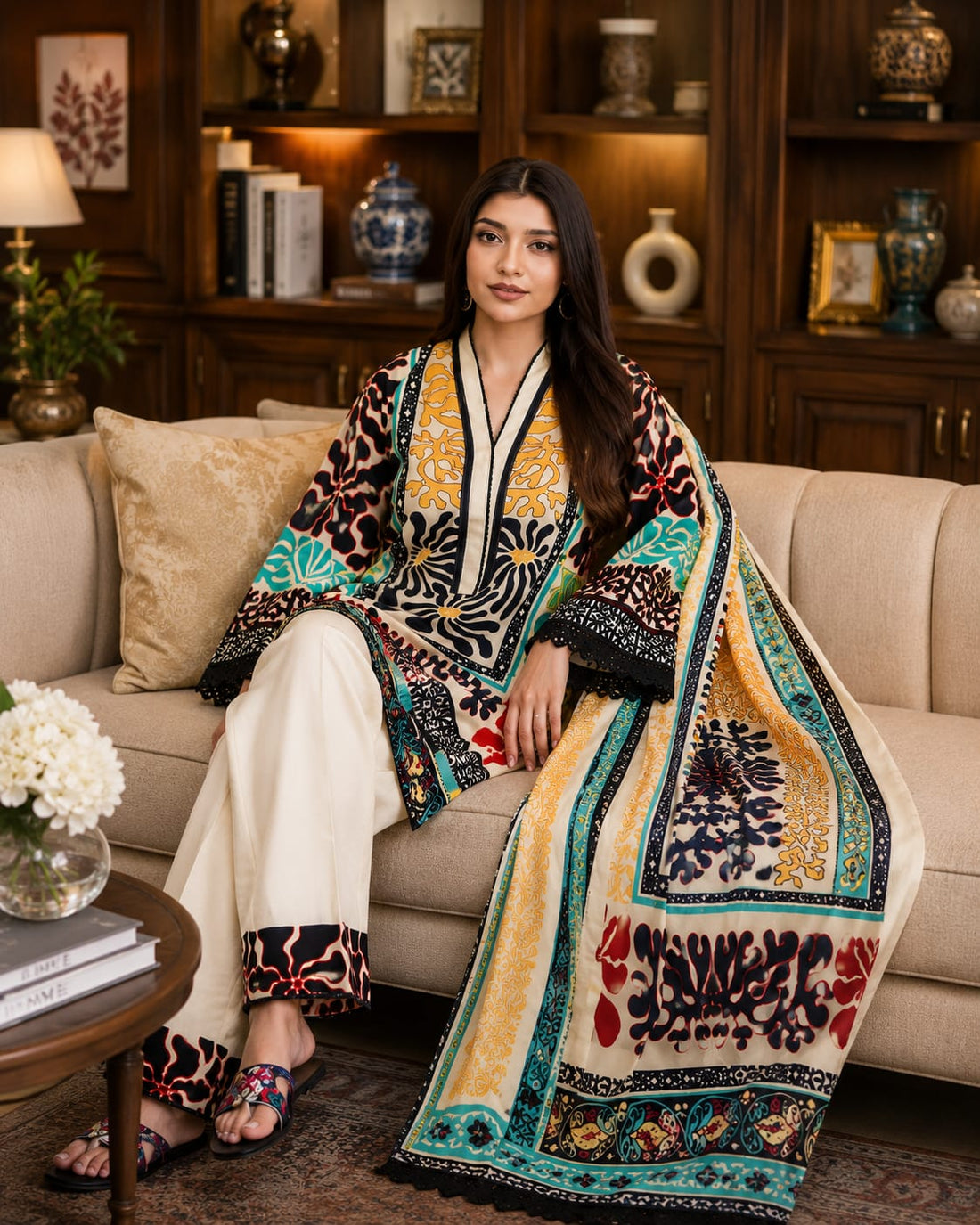 Premium Printed Lawn 2-Piece