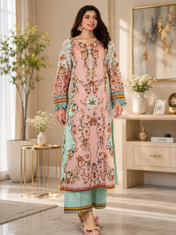 Premium Printed Lawn 2-Piece